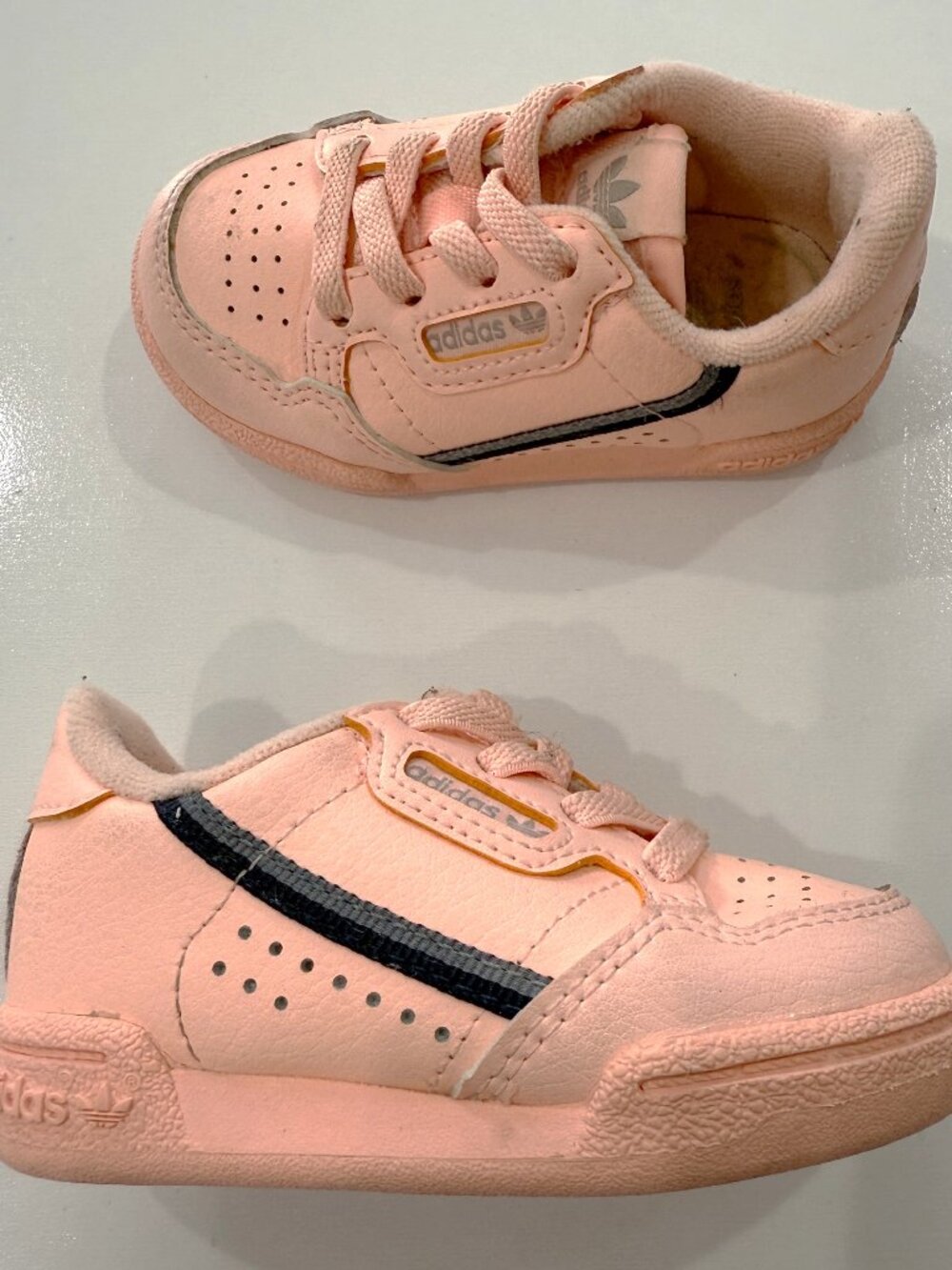 Adidas Pink/Peach Toddler 4K Shoes